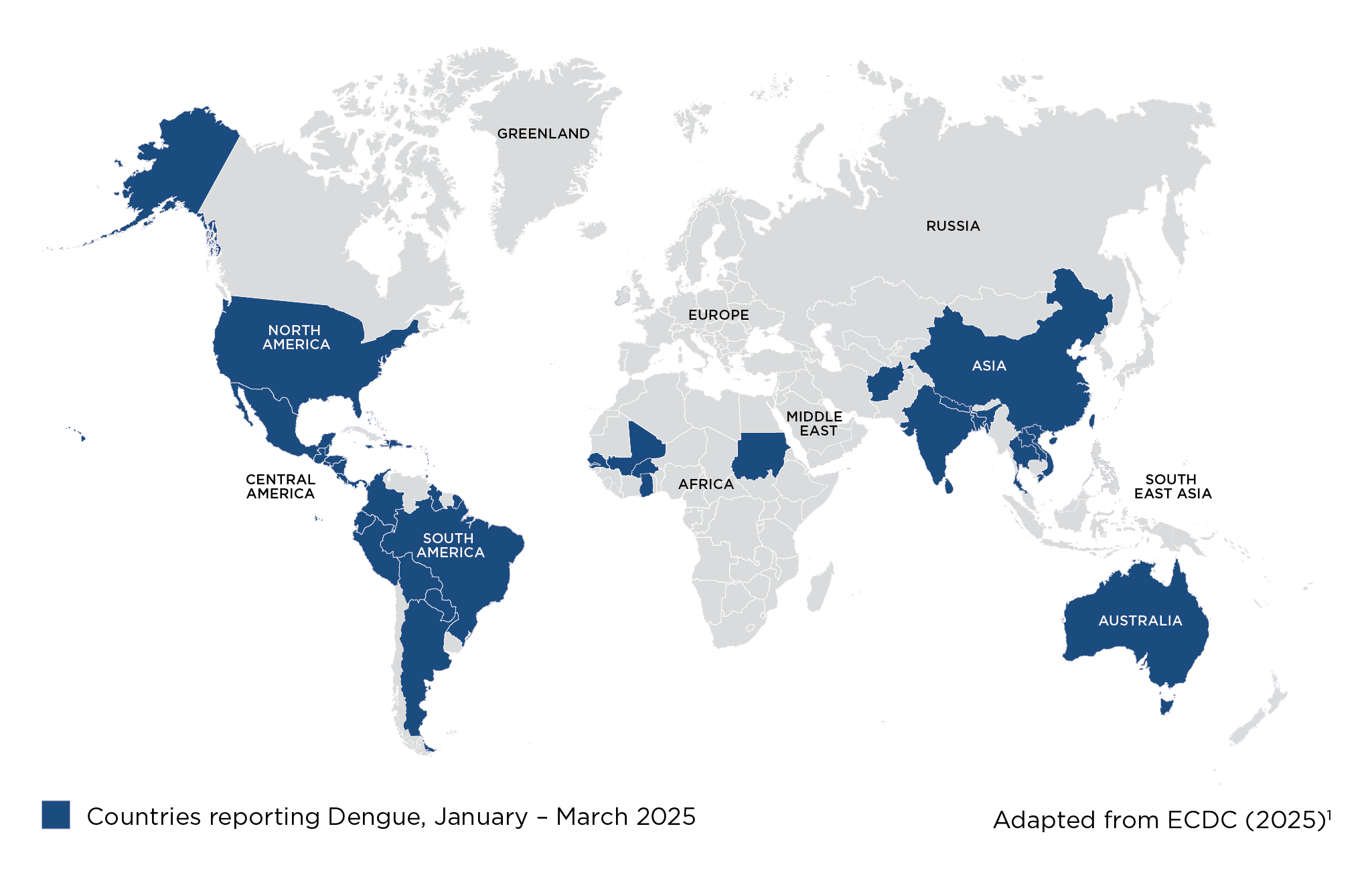 Map of risk areas for Dengue Fever